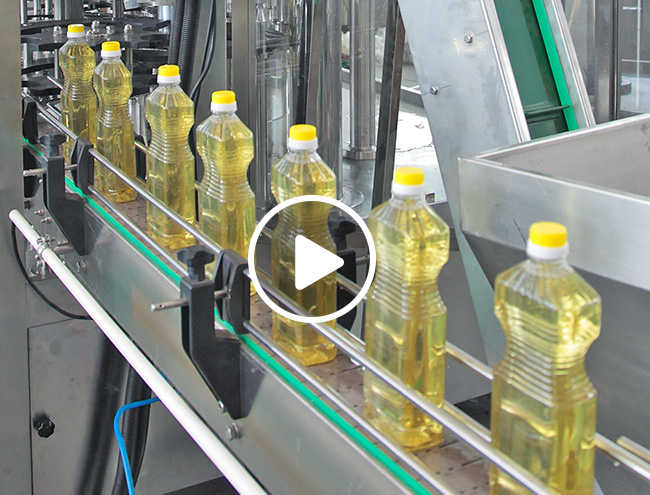 10000B/H 食用油灌裝機設備（bèi）視頻